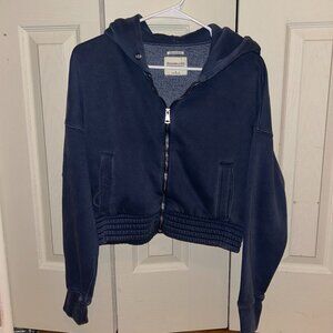 Abercrombie Essentials Cropped Full Zip